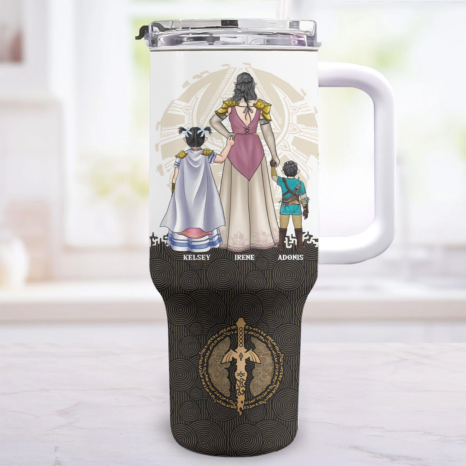 Personalized 40oz Tumbler for Mom with Legend of Mom Design - Gift for Mother's Day