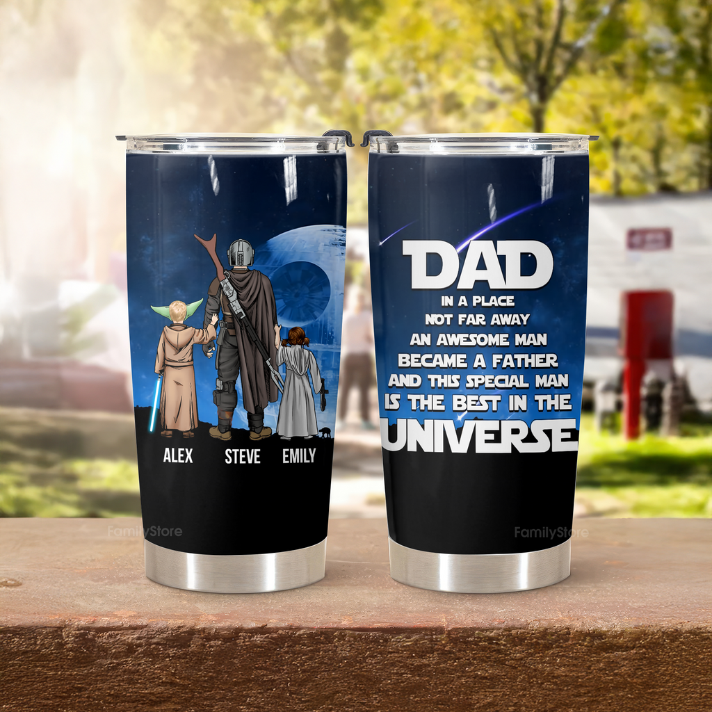 Personalized Stainless Steel Tumbler Best Dad Gift for Father's Day