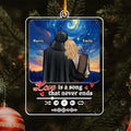 Personalized Acrylic Ornament Love Gift for Couples | Custom Name