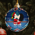 Personalized Acrylic Christmas Ornament for Couples | Custom Name Gift