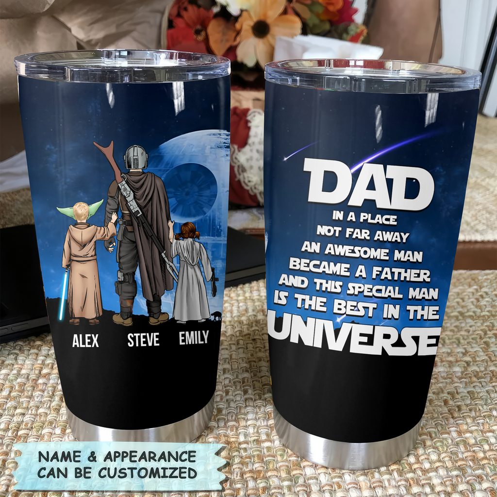 Personalized Stainless Steel Tumbler Best Dad Gift for Father's Day
