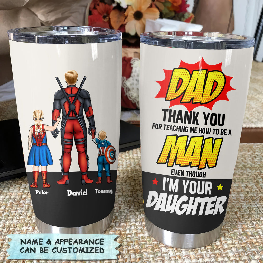 Personalized Dad Tumbler Thank You Gift for Father’s Day