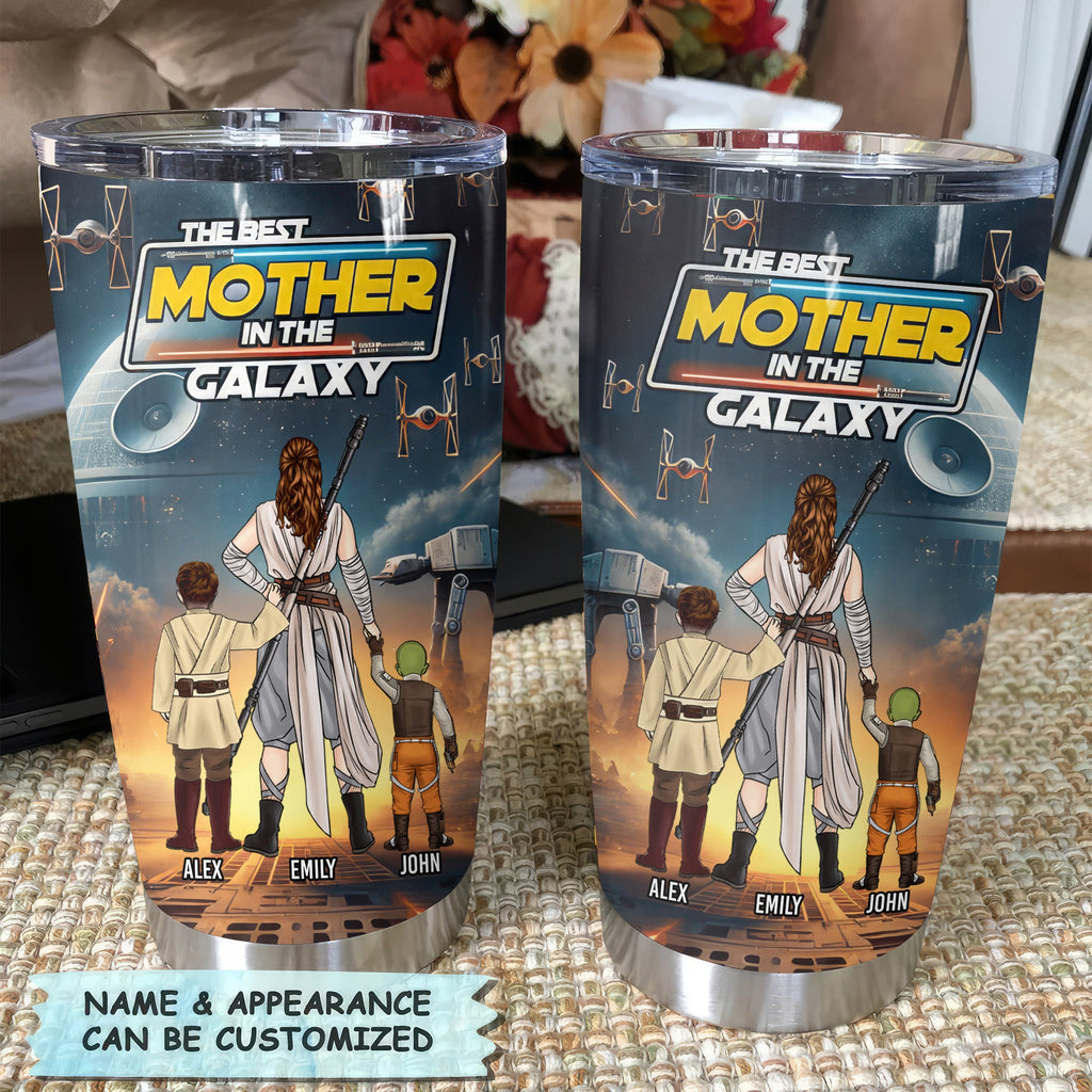 Personalized Tumbler Best Mother in the Galaxy Custom Gift for Mom
