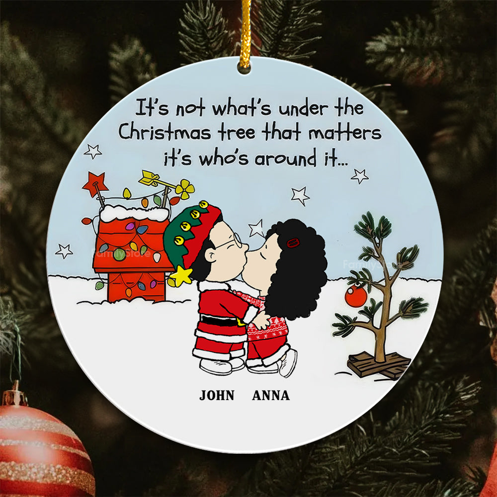 Personalized Acrylic Ornament Couple Gift Christmas Decoration