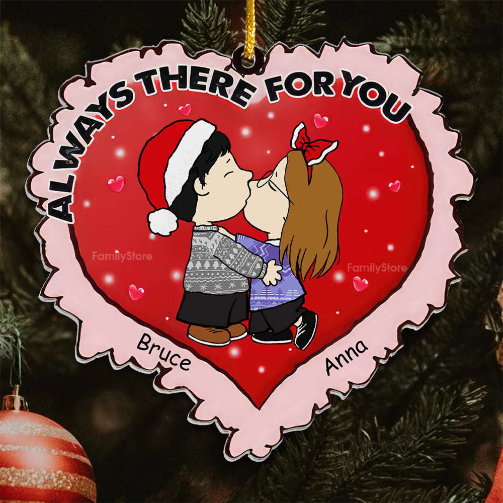 Personalized Acrylic Christmas Ornament for Couple Gift