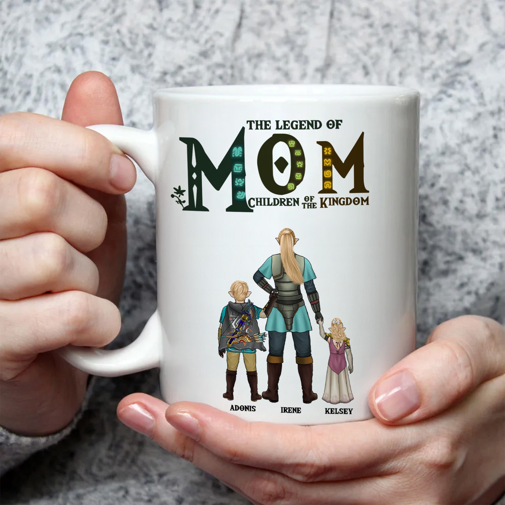 Personalized Legend of Mom Mug Gift for Grandma, Wife