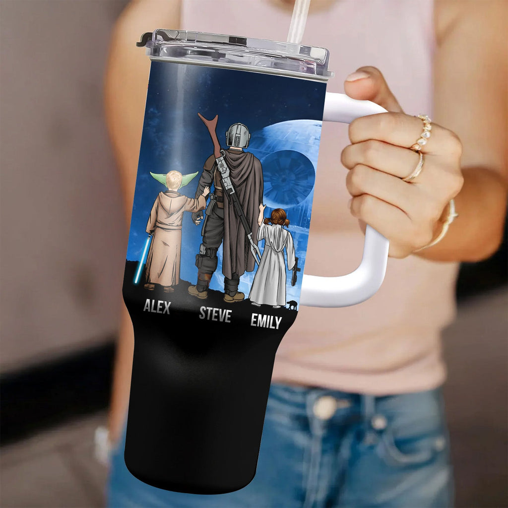 Personalized 40oz Tumbler Dad Gift with Straw for Father's Day
