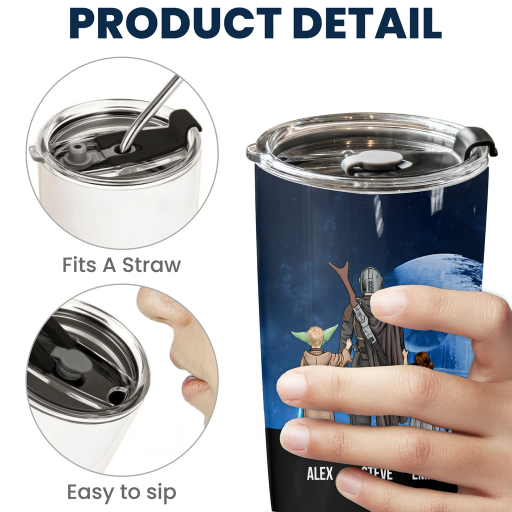 Personalized Stainless Steel Tumbler Best Dad Gift for Father's Day