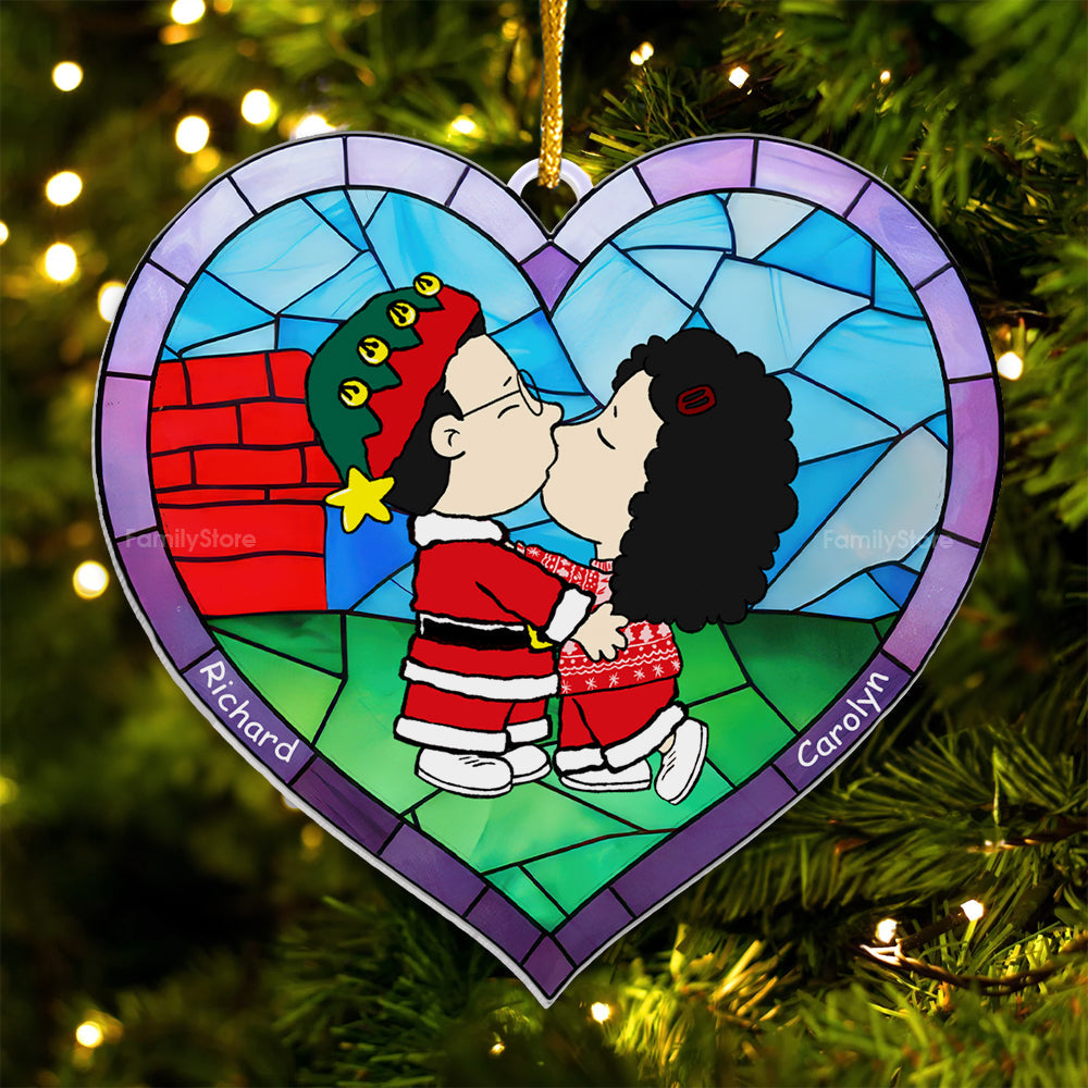 Personalized Peanut Couple Acrylic Ornament Gift for Couple