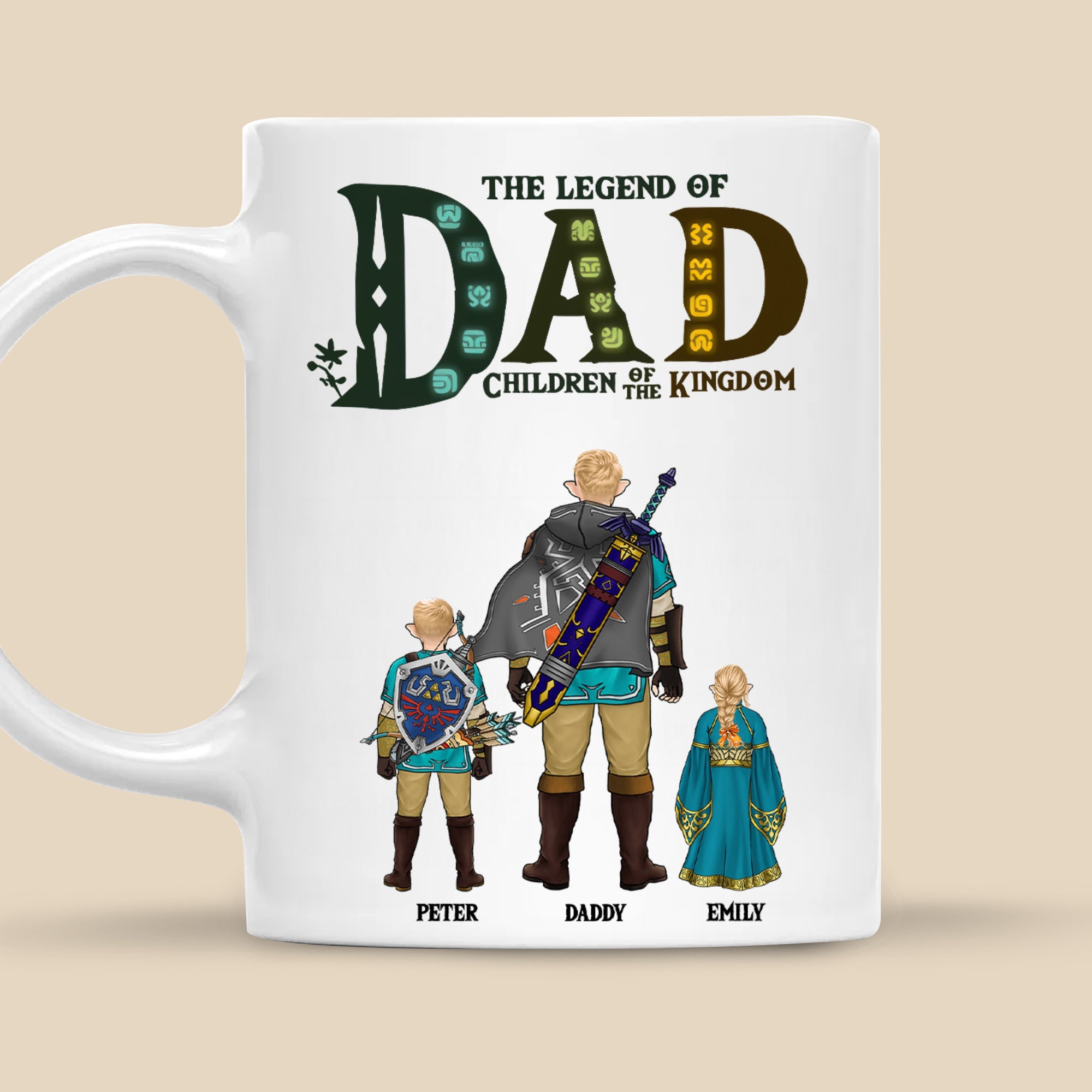 Personalized Legend of Dad Mug Gift for Grandpa, Husband
