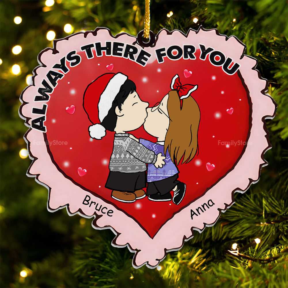 Personalized Acrylic Christmas Ornament for Couple Gift