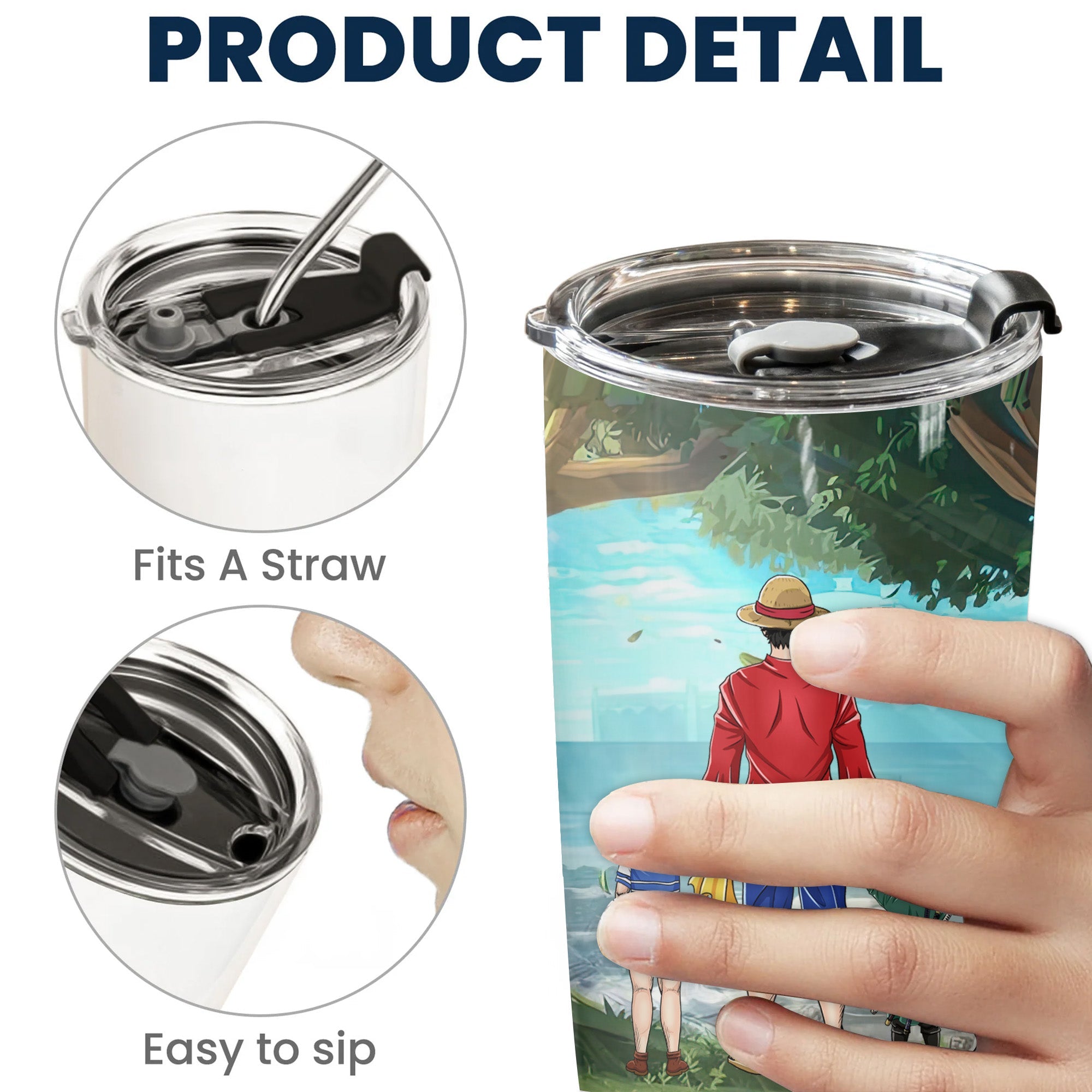 Personalized Stainless Steel Tumbler for Dad - Super Pirate Gift