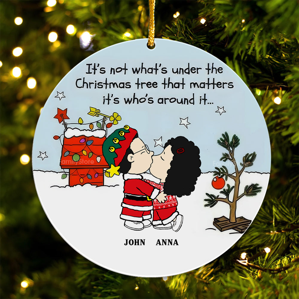Personalized Acrylic Ornament Couple Gift Christmas Decoration