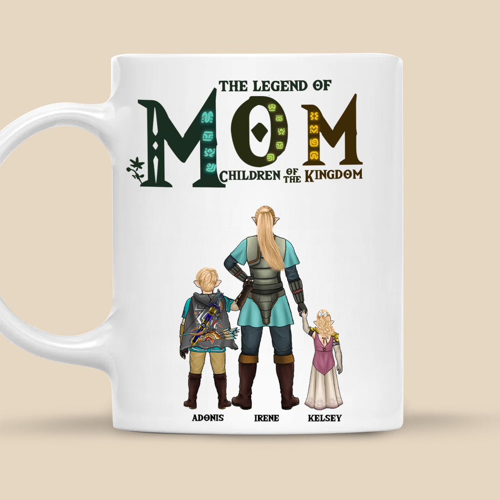 Personalized Legend of Mom Mug Gift for Grandma, Wife