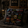 Personalized Rock Legends Edition Throw Pillow Custom Design Gift Pillow GradoCreations
