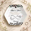 Personalized Hexagonal Jewelry Dish Custom Name for Niece