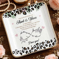 Personalized Ceramic Jewelry Dish Custom Gift for Niece