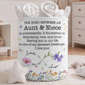 Personalized Fabric Storage Basket Custom Name Gift for Niece Basket GradoCreations
