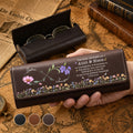 Personalized Leather Eyeglass Case Custom Name Gift for Niece