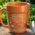 Personalized Flower Pot Mug Custom Gift for Niece Aunt