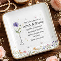 Personalized Ceramic Jewelry Dish Custom Aunt Niece Gift
