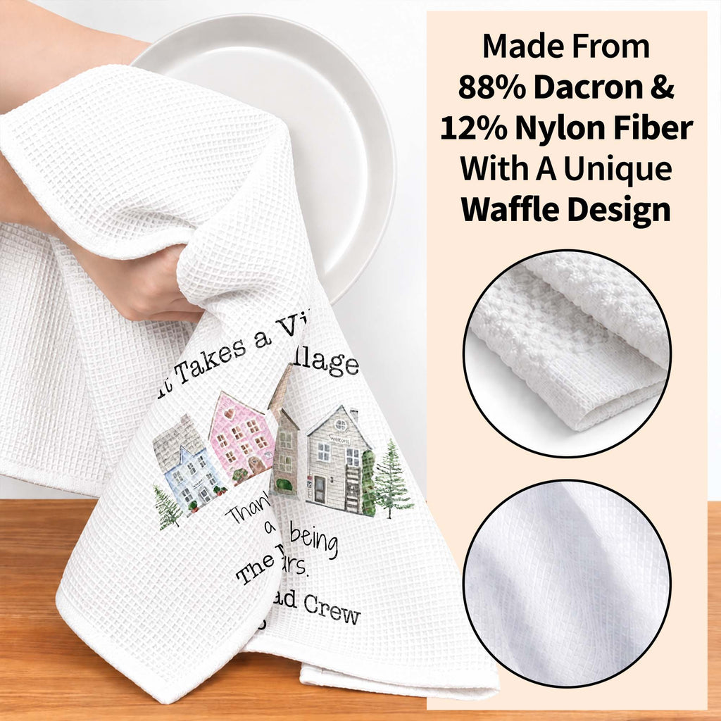 Personalized Thank You Neighbor Kitchen Towel Custom Gift Kitchen Towel GradoCreations