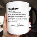 Personalized Custom Accent Mug for Nephew Birthday Gift Accent Mug GradoCreations