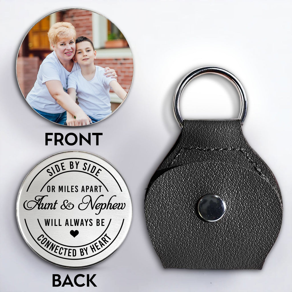 Personalized Pocket Hug Keychain for Aunt & Nephew Gift Pocket Hug GradoCreations
