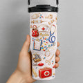 Personalized 30oz Tumbler for Nurses | Custom Name Gift Tumbler With Handle GradoCreations
