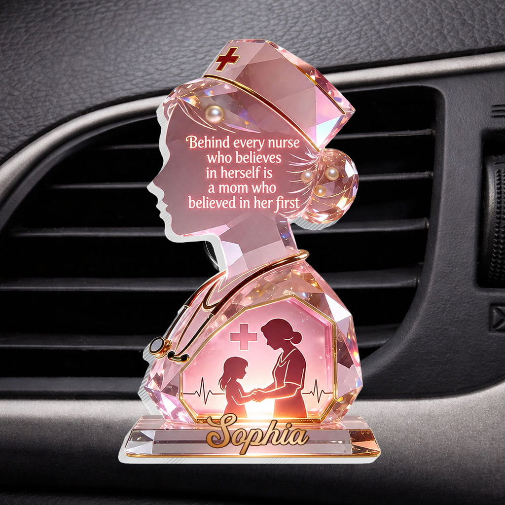 Personalized Nurse Car Vent Clip Custom Name Gift for Mom Car Vent Clip GradoCreations