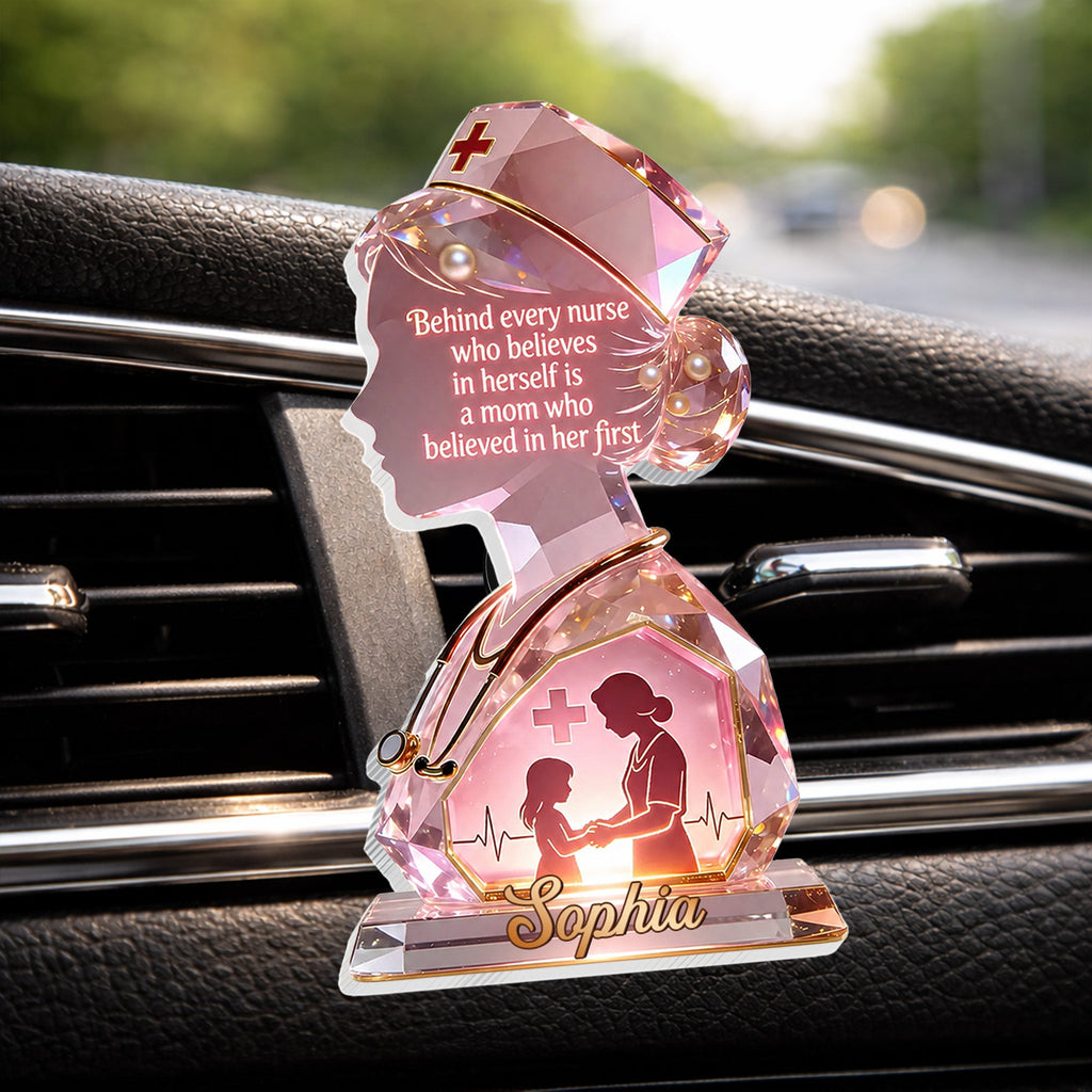 Personalized Nurse Car Vent Clip Custom Name Gift for Mom Car Vent Clip GradoCreations