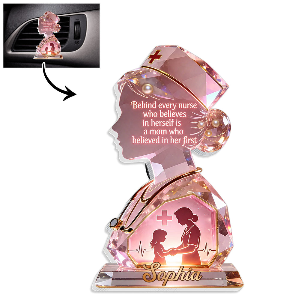 Personalized Nurse Car Vent Clip Custom Name Gift for Mom Car Vent Clip GradoCreations