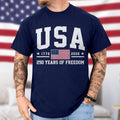 Personalized 250 Years of Freedom T-Shirt for Independence Day Gift HN590 - Tshirt GradoCreations