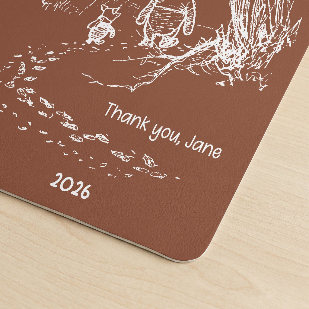 Personalized Teacher Desk Mat Gift - Custom Thank You for Educators Desk Mat GradoCreations