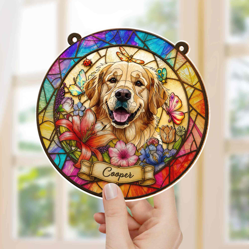 Personalized Custom Dog Suncatcher Gift for Pet Lovers Suncatcher GradoCreations