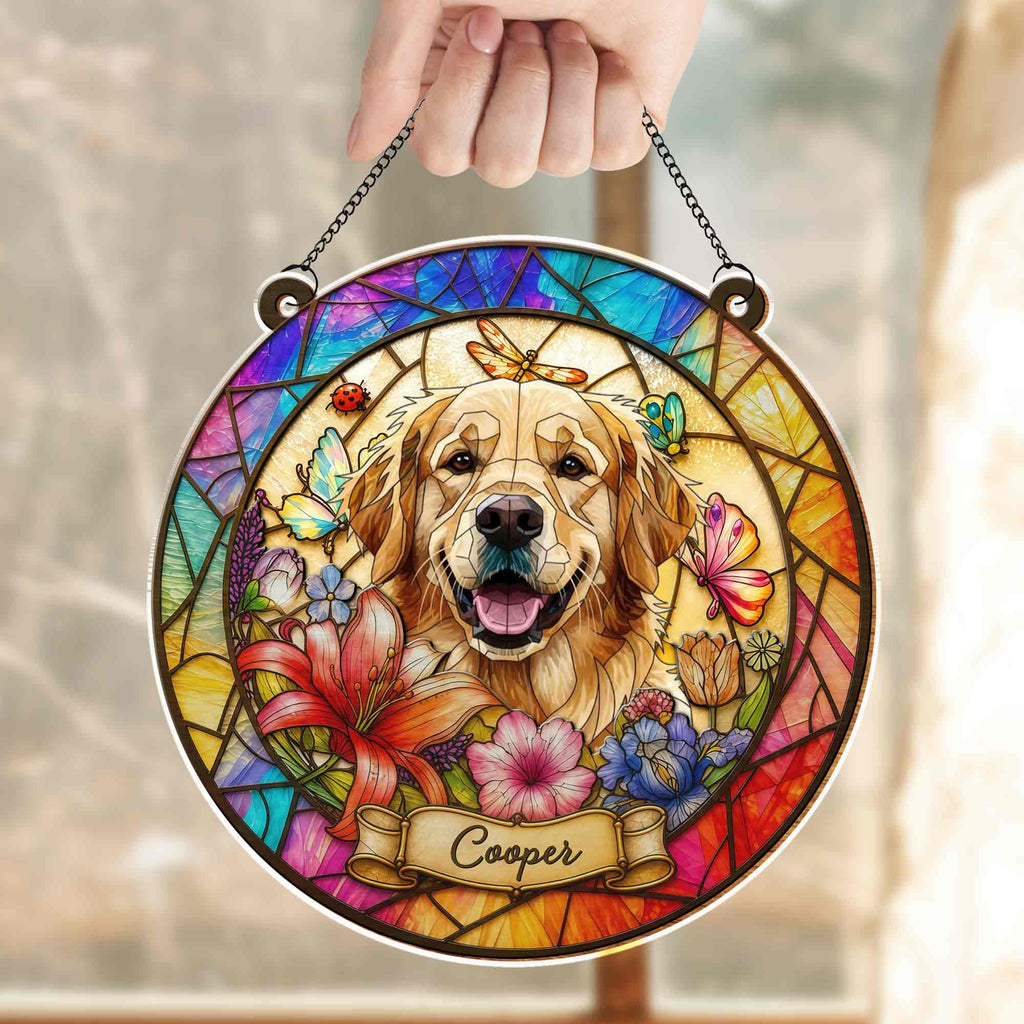 Personalized Custom Dog Suncatcher Gift for Pet Lovers Suncatcher GradoCreations