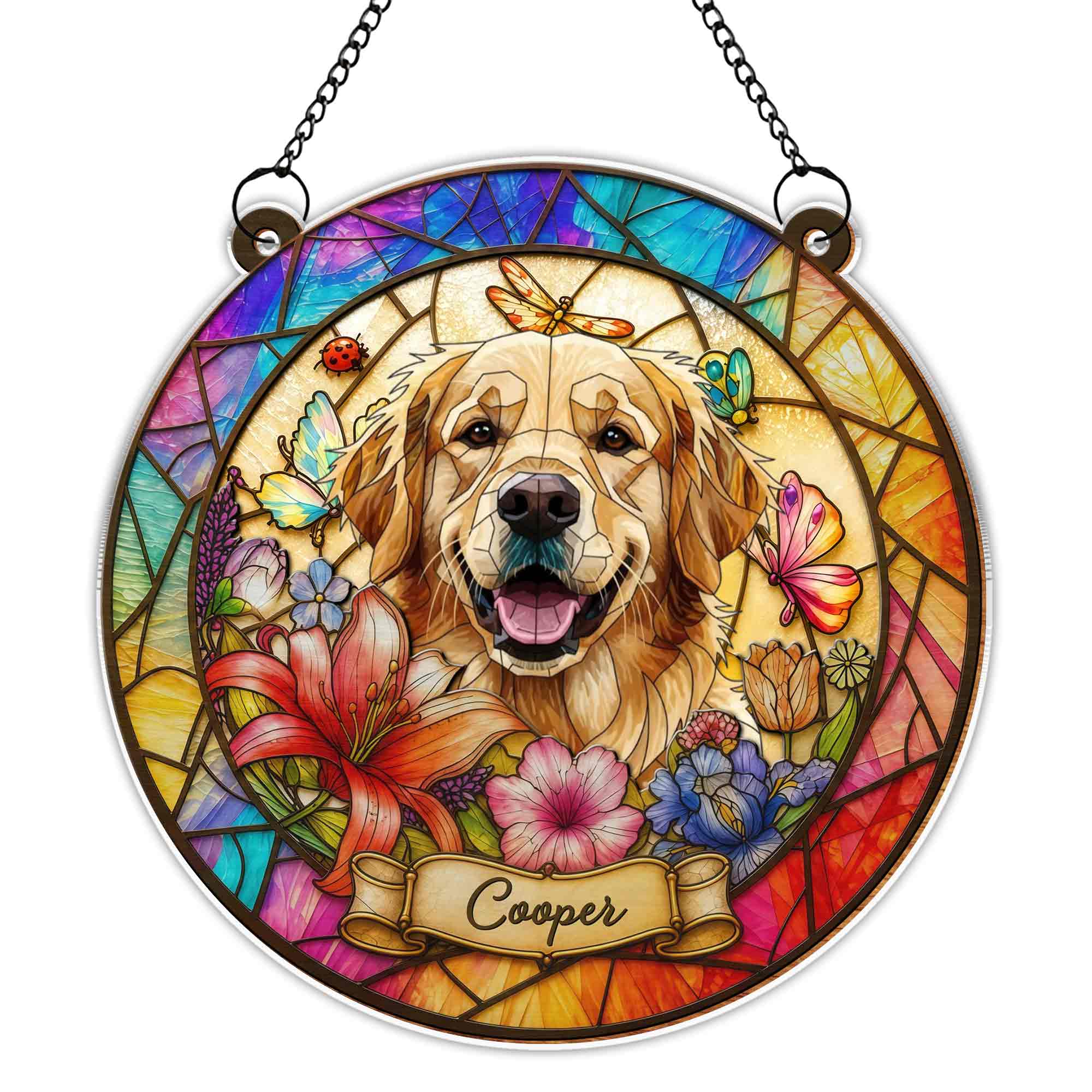 Personalized Custom Dog Suncatcher Gift for Pet Lovers Suncatcher GradoCreations