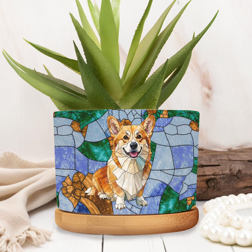 Personalized Corgi Plant Pot Custom Design Gift for Dog Lover Ceramic Plant Pot GradoCreations