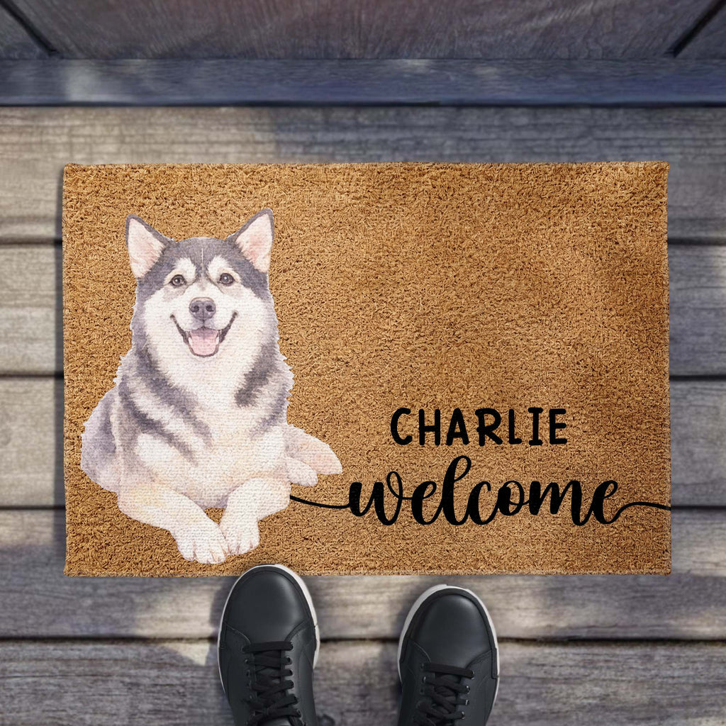 Personalized Custom Dog Portrait Doormat Gift for Pet Lovers Doormat GradoCreations