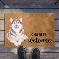 Personalized Custom Dog Portrait Doormat Gift for Pet Lovers Doormat GradoCreations