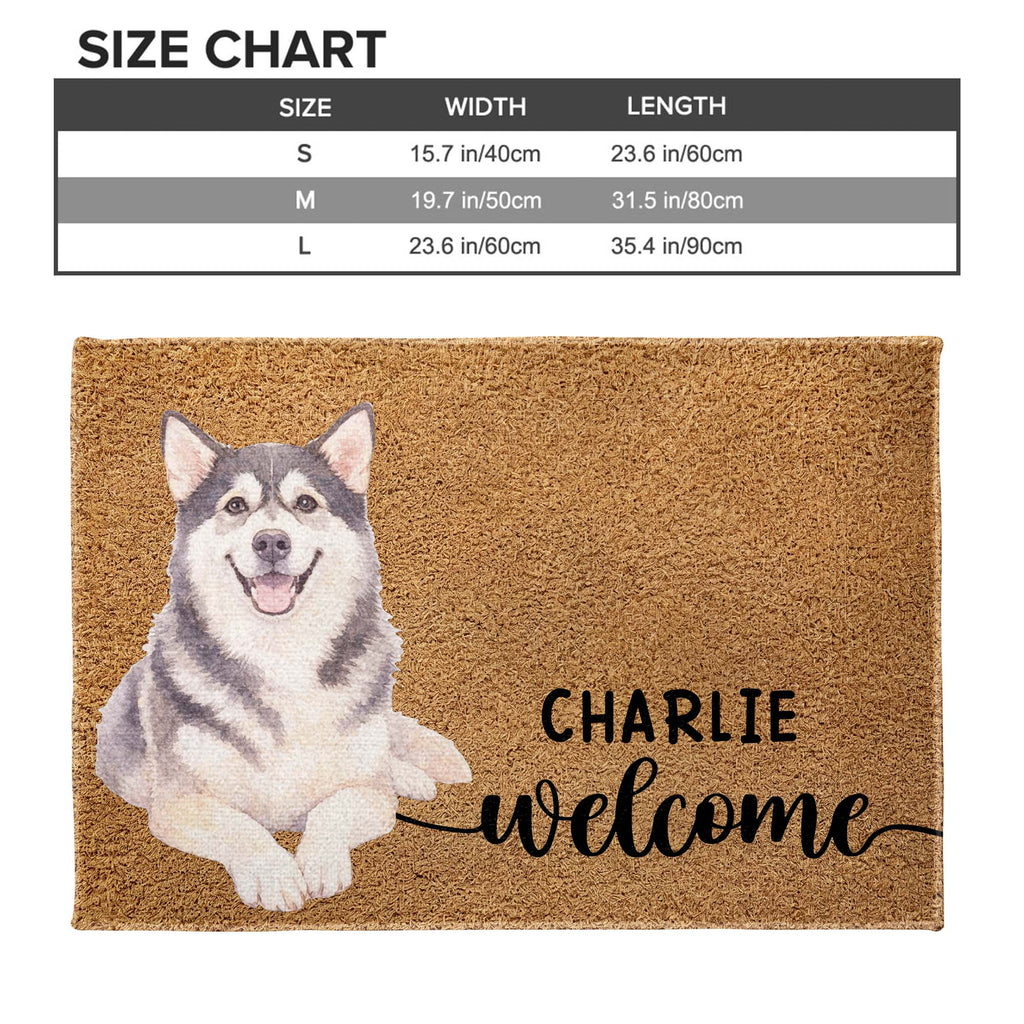 Personalized Custom Dog Portrait Doormat Gift for Pet Lovers Doormat GradoCreations