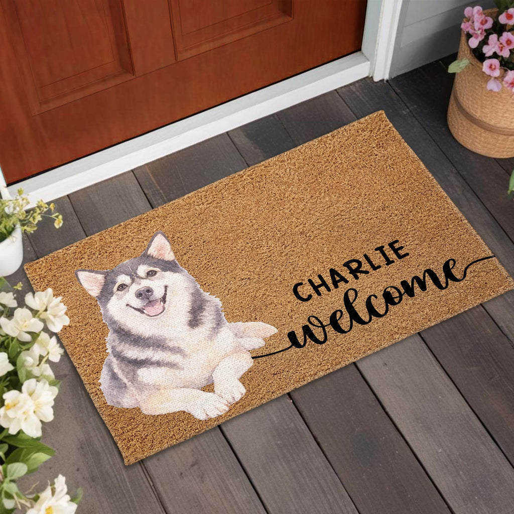 Personalized Custom Dog Portrait Doormat Gift for Pet Lovers Doormat GradoCreations