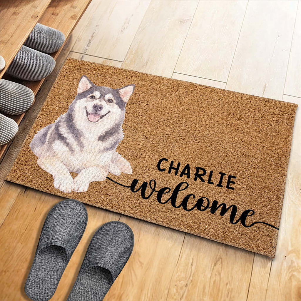 Personalized Custom Dog Portrait Doormat Gift for Pet Lovers Doormat GradoCreations
