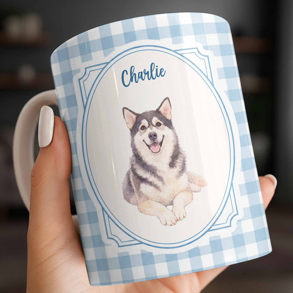 Personalized Dog Portrait Coffee Mug Custom Photo Gift for Dog Lovers Edge-to-edge Mug GradoCreations