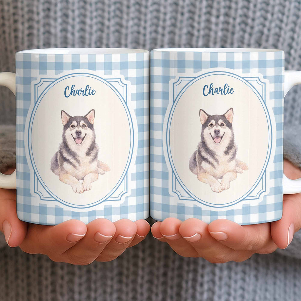 Personalized Dog Portrait Coffee Mug Custom Photo Gift for Dog Lovers Edge-to-edge Mug GradoCreations