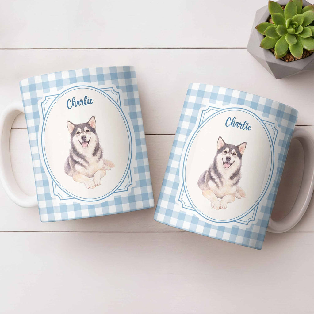 Personalized Dog Portrait Coffee Mug Custom Photo Gift for Dog Lovers Edge-to-edge Mug GradoCreations