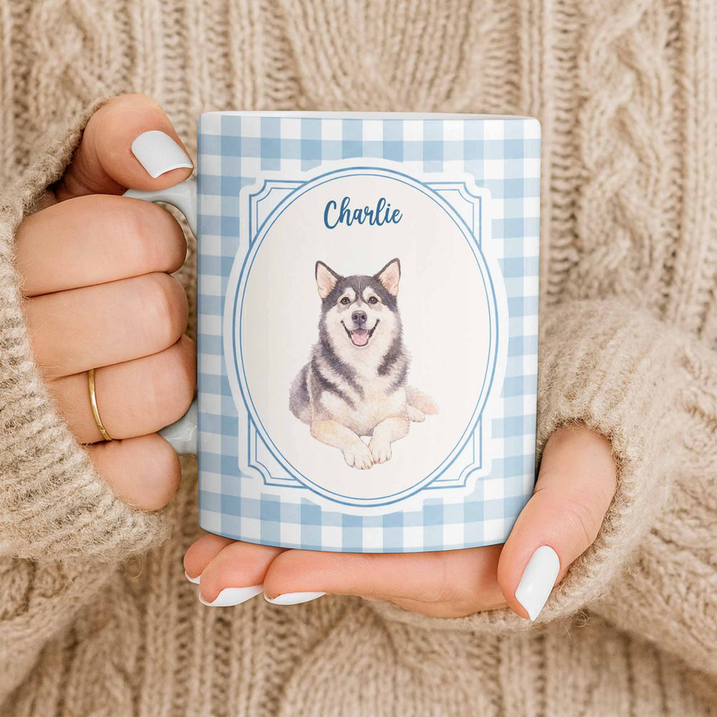 Personalized Dog Portrait Coffee Mug Custom Photo Gift for Dog Lovers Edge-to-edge Mug GradoCreations
