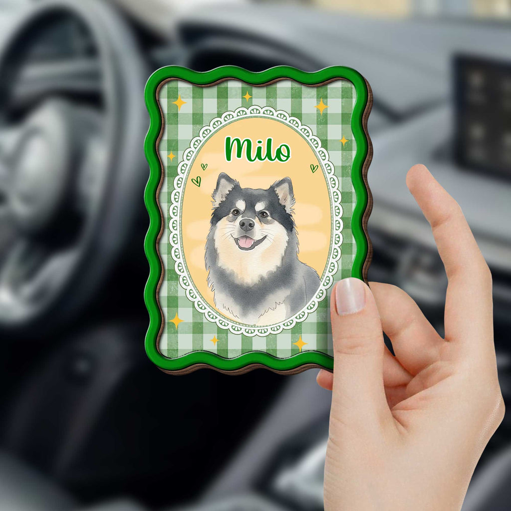 Personalized Car Visor Clip Custom Dog Photo Gift for Pet Lovers Car Visor Clip GradoCreations