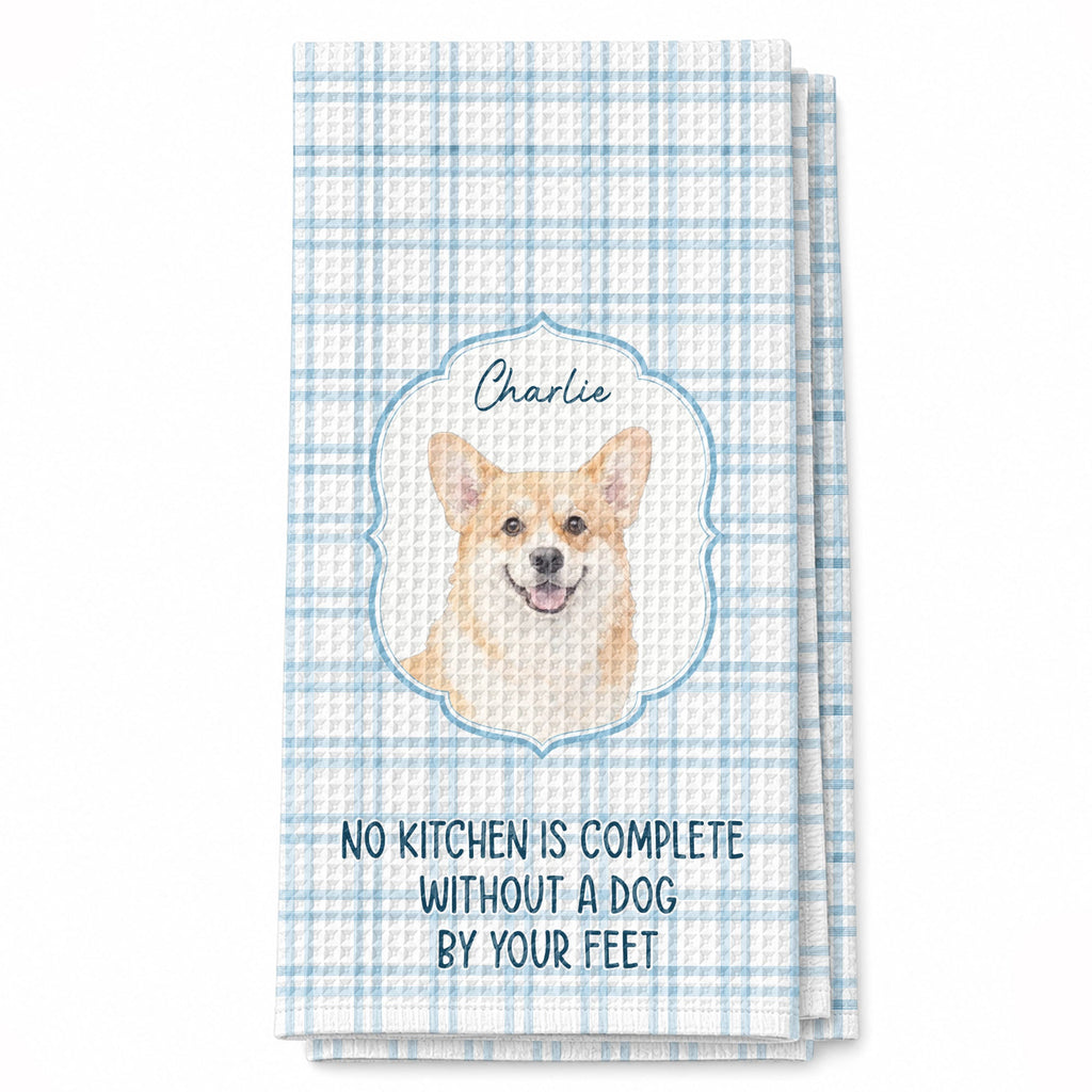 Personalized Cat Photo Kitchen Towel Custom Decor Gift for Cat Lovers Kitchen Towel GradoCreations
