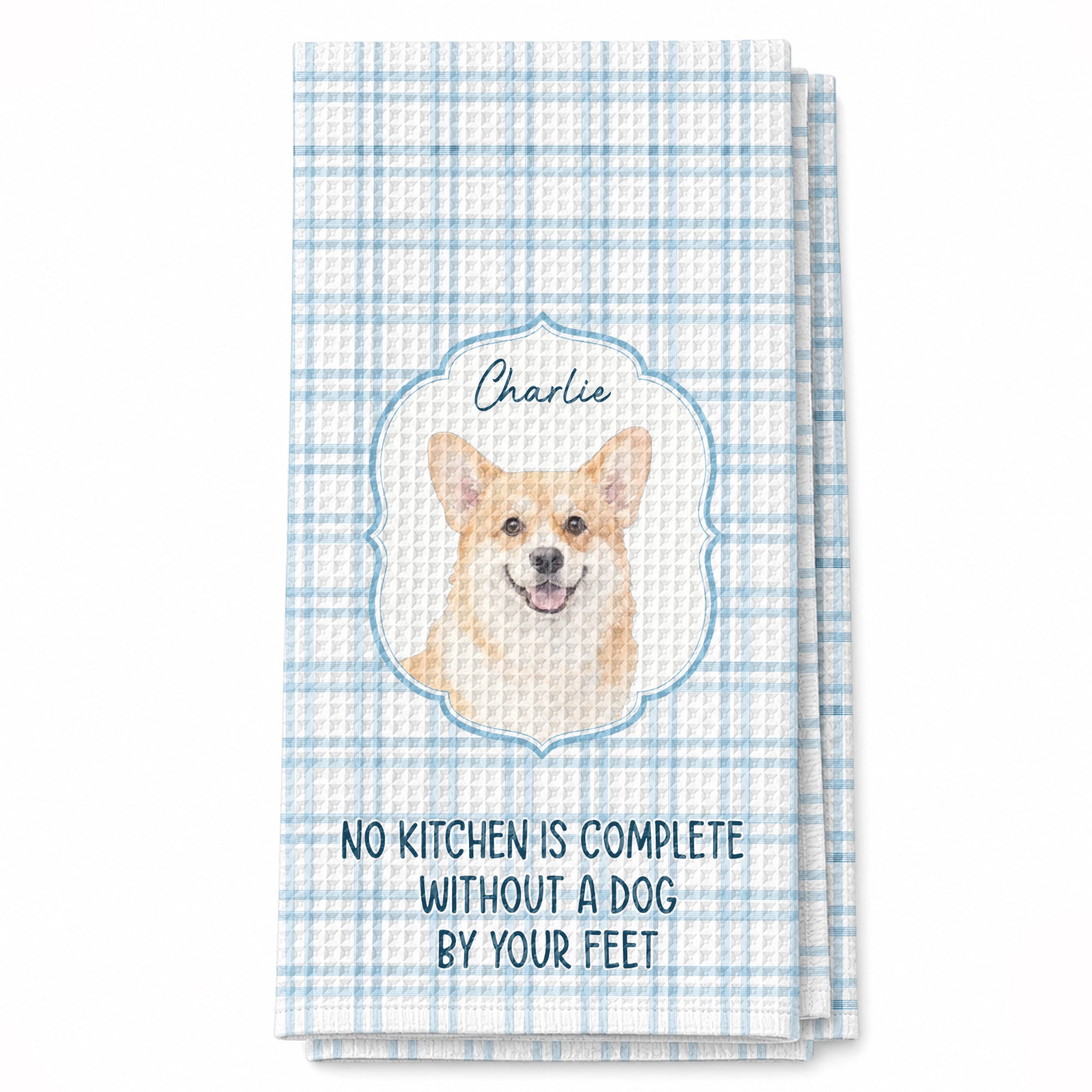 Personalized Cat Photo Kitchen Towel Custom Decor Gift for Cat Lovers Kitchen Towel GradoCreations